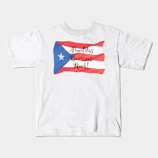 Abuelitas Boricuas Rock! Kids T-Shirt